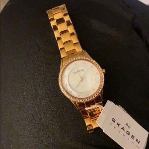 Skagen Denmark Women’s gold watch